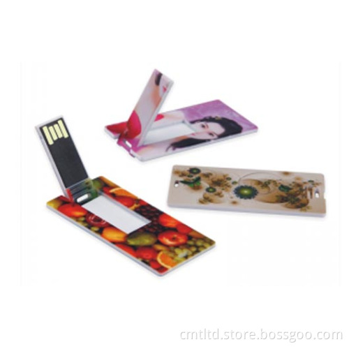 Mini Card Flips Shape Custom USB Flash Drive